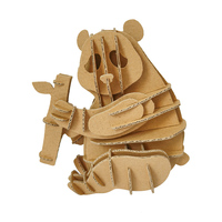 Puzzle 3D en carton Panda à succès – Kit de bricolage animalier, modèle décoratif et jouet éducatif pour cadeaux