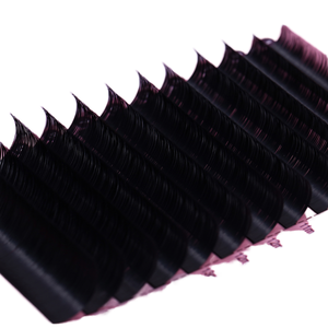 Extensions de cils individuelles de qualité supérieure en fibres de PBT coréennes personnalisées, <span class=keywords><strong>volume</strong></span> classique, 0,05 0,07 mm, courbure C D - Product Image 1
