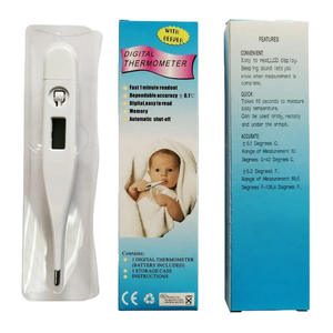 Thermomètre numérique électronique de grande taille pour usage domestique, thermomètre électronique à pointe rigide pour la bouche et les aisselles, confortable - Product Image 5