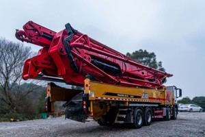 Nắng Mercedes Benz gắn bê tông bơm xe tải Chassis 62m nâng chiều cao DIESEL sẵn sàng trộn C10 động cơ xi măng lưu trữ bê tông - Product Image 6