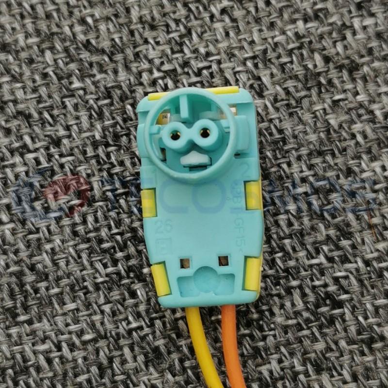 Car Connector For Mercedes-Benz green white cover plug of secondary sensor has two pins CT2-0148M-6
