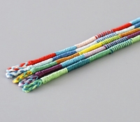 Nouveau Bracelet personnalisé en corde colorée Simple, Bracelets ethniques tissés à la main pour femmes