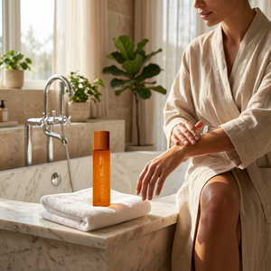 Huile corporelle hydratante et nourrissante à la vitamine C pure à 100 % pressée à froid, parfum vanille, pour peaux sèches, marque privée, cosmétiques OEM/ODM - Product Image 3