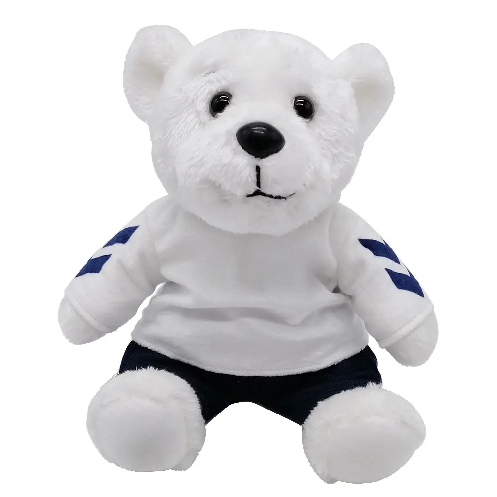 wholesale soft toy baby polar bear custom white plush teddy bears sublimation stuffed animal manufacturer trade