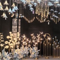 Guirlandes lumineuses LED en acrylique pour plafond de scène de mariage transfrontalier, hôtel, petites, étanches, modernes, banquet de mariage, lumineuses