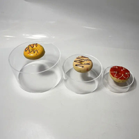Présentoir alimentaire en acrylique transparent sur mesure, épaisseur personnalisée, échantillon gratuit pour buffets et traiteurs YAGELI YGL-0519