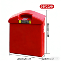 Chariot élévateur électrique HELI JL 48v 20ah Batterie au lithium rouge Portable Petit chariot élévateur Batterie au lithium Pièces de rechange
