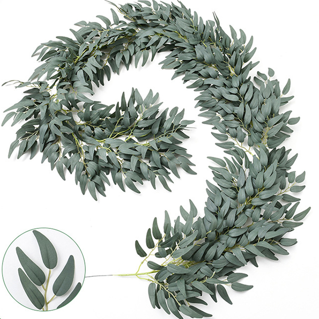 148 gray willow leaves