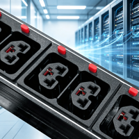 Armoire de serveur de centre de données haute densité AI avec PDU de base 36 prises, prise localisable, PDU UL