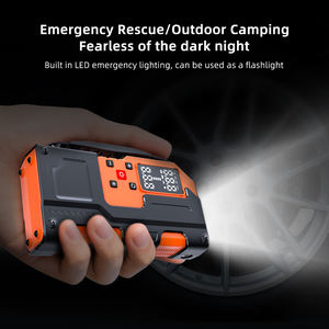 Portátil 8000mAh Digital Air Compressor Bomba Jump Starter Baixo Ruído <span class=keywords><strong>Inflator</strong></span> Rápido para Carros 150psi Ar Pressão Pneus <span class=keywords><strong>Inflator</strong></span> - Product Image 5