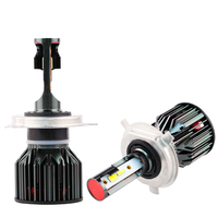Phare LED de voiture Z8 tricolore en une seule ampoule, DC9-36V 50W 5800LM, puces CSP 6000K/4300K/3000K, feu antibrouillard toutes saisons, pilote intégré
