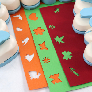 Bộ đục giấy thủ công tùy chỉnh 5 chiếc, nhiều mẫu khác nhau, kích thước lớn, dùng cho sổ lưu niệm, hình bướm, lá, hoa văn đẹp mắt - Product Image 6