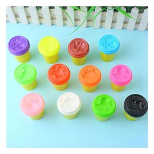 TOYSRUNNER Great Service Kids Eco-friendly Plastic Clay Playdough Set with <b>Polymer</b> Slimes and Popcorn Shapes-Educational DIY Toy - Product Image 3