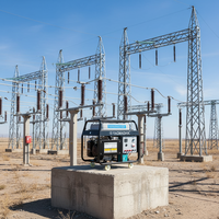 Groupe électrogène à essence YACMADHA YD12000E 9KW refroidi par air, 4 temps, 230V 50Hz, AVR, haute efficacité, portable, 20L, démarrage électrique pour