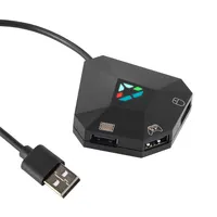 อะแดปเตอร์ USB ขนาดเล็ก3อินเทอร์เฟซ,อะแดปเตอร์แปลงเมาส์และคีย์บอร์ดสำหรับคอนโซล Nintendo Switch/ PS4/PS3 /Xbox One/ 360