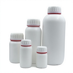 Botella Redonda Blanca de Plástico HDPE de 500 ml y 1 Litro para Fertilizantes Líquidos y Pesticidas, Botellas de Plástico para Químicos con Pulverizador y Gatillo de 750 ml - Product Image 1