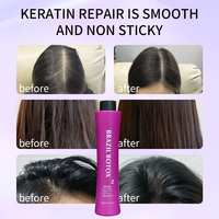 Perawatan Rambut Keratin Organik Brasil dengan Krim Protein Minyak Argan 2-IN-1 untuk Meluruskan & Memperbaiki Rambut 1000ml