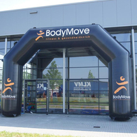 Arche d'air décorative gonflable de course en PVC personnalisée en usine