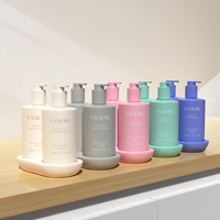 Flacon de gel capillaire cosmétique de luxe 300 ml 500 ml avec pompe dorée, emballage pour shampoing, lotion, après-shampoing, OEM et boîte