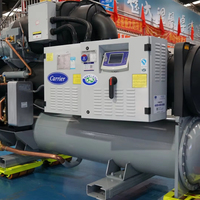 Unité de refroidissement centralisée automatique à eau, d'occasion, à économie d'énergie, 156,6 kW, R134a, 380 V, système CVC commercial et industriel