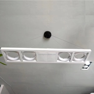 Đôi đầu treo trần ánh sáng mặt dây đèn <span class=keywords><strong>LED</strong></span> AR111 vuông <span class=keywords><strong>Downlight</strong></span> - Product Image 5