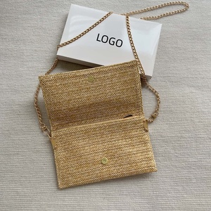 Venta al por mayor de fábrica: Bolso de paja de verano estilo renovado - duradero y versátil para la playa y salidas informales - Product Image 5
