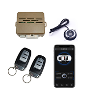 VT-PS209BT Contrôle d'allumage par application BT, 12V Bluetooth, démarrage et arrêt du moteur de voiture universel, bouton poussoir, couverture, entrée sans clé à distance
