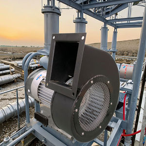 منفاخ طرد مركزي صناعي DF بجهد 220 فولت وتيار متردد EC، محرك من الفولاذ المقاوم للصدأ منخفض الضوضاء، مروحة تهوية قائمة قابلة للتخصيص ODM/OEM - Product Image 1