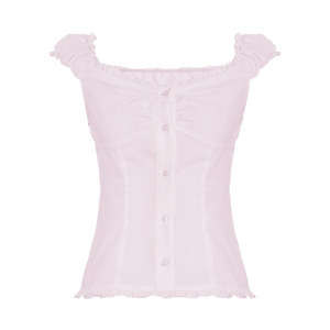 T-shirt da <span class=keywords><strong>donna</strong></span> stile 2025 BM da <span class=keywords><strong>donna</strong></span> Casual da balletto estivo Sexy in <span class=keywords><strong>pizzo</strong></span> aderente a maniche corte - Product Image 6