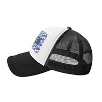 Gorra Trucker de Malla de Perfil Alto Personalizada, Transpirable, con Cierre a Presión, de Algodón, para Uso Casual, Hip Hop y Streetwear