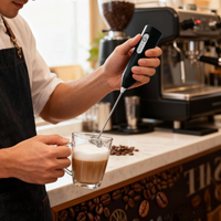 Mini mousseur à lait électrique pour cuisine, fouet mélangeur pour café, cappuccino, crème, pâtisserie et boissons