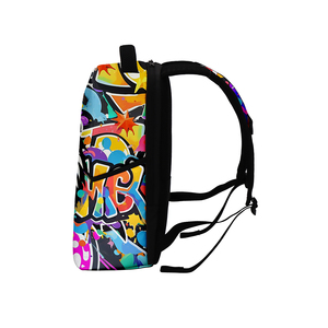 <span class=keywords><strong>Tiger</strong></span> graffiti PVC Ba lô cho trẻ em phim hoạt hình động vật in thiết kế mỏng với dây kéo đóng cửa cho đi xe đạp đi lại thể thao giản dị - Product Image 4
