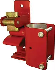 Divine Chiusura a 2 Vie per Cancello Agricolo in Ferro, Robusta, Bloccabile, con Dado Autobloccante, Nera, Compatibile con Cancelli per Bestiame, per Altezze fino a 3 Piedi - Product Image 1