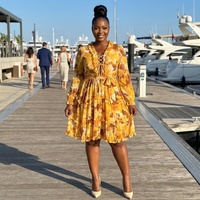 Robe longue Kaftan Boubou élégante grande taille pour femme africaine, broderie florale en dentelle Bazin, idéale pour le quotidien et les fêtes