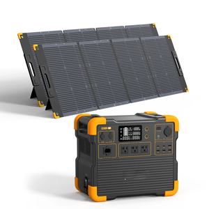 Station d'alimentation portable 2400W 2048Wh, générateur solaire de secours pour la maison et le camping - Product Image 4