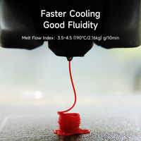 Filamen Printer 3D Cepat ESUN PLA-BASIC yang Ditingkatkan 1KG 1.75MM PLA Dasar untuk Seni DIY Bambu Lab Tipe Pemodelan Plastik Ekstrusi