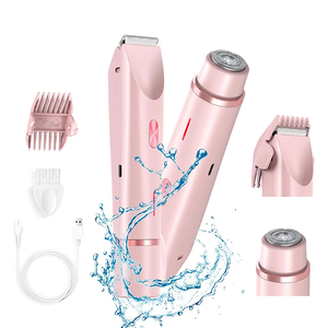 Mini <span class=keywords><strong>rasoir</strong></span> électrique sans fil étanche IPX7 pour femmes - Épilateur facial pour usage domestique, emballage en boîte cadeau en anglais - Product Image 2