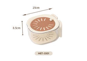 Bol passoire <span class=keywords><strong>mini</strong></span> efficace avec couvercle, <span class=keywords><strong>panier</strong></span> de drainage en plastique pour fruits et légumes, fabricant personnalisé de passoire de cuisine - Product Image 6