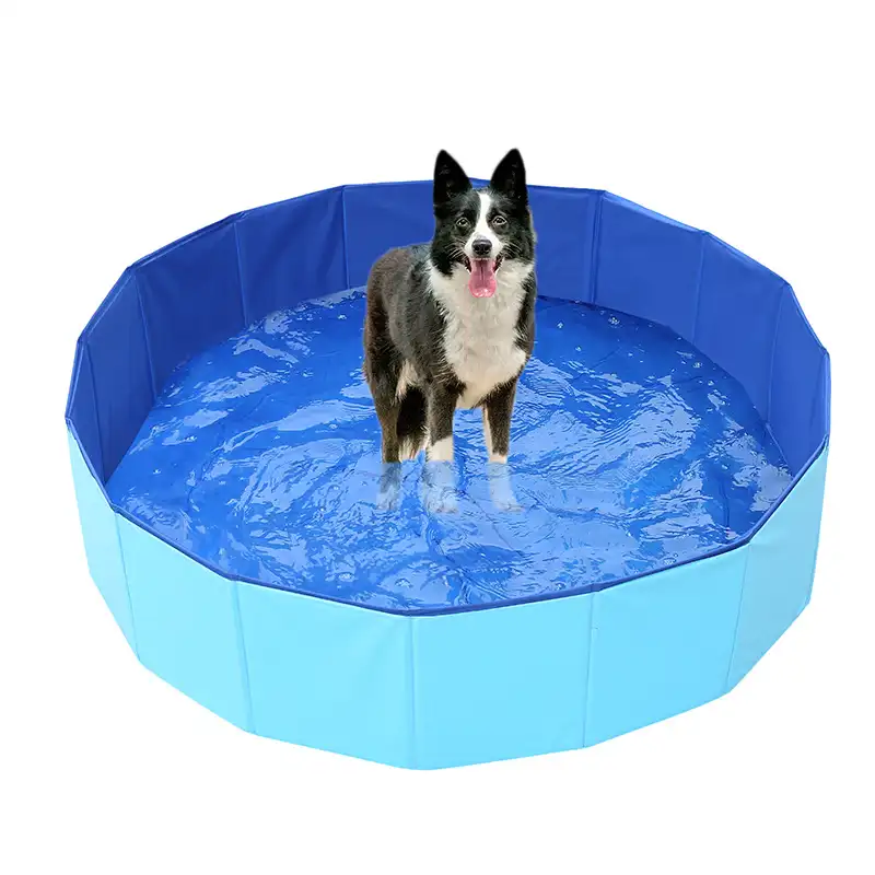 Pet Spa Round PVC Plastic Foldable Dog Pool Portable Kiddie Pool Collapsible Water Playing Swimming Pool