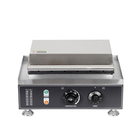 Machine à gaufres/corn-dogs antiadhésive en acier inoxydable 220V avec 6 bâtonnets, en promotion