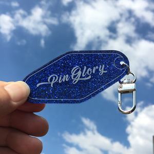 Portachiavi in Acrilico Glitterato Personalizzabile con Logo, Charm a Cuore in Acrilico, Etichette per Chiavi di <span class=keywords><strong>Hotel</strong></span> in Plastica - Product Image 4