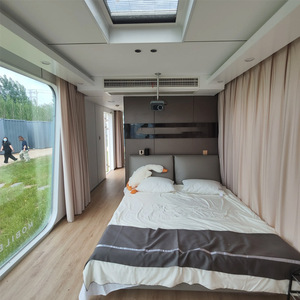 Petite Maison d'Hôtel de Luxe Moderne Portable pour l'Extérieur Mobile Glamping Espace Capsule Resort Vente Directe - Product Image 5