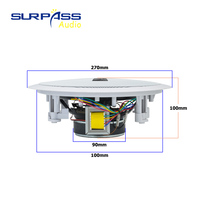CE860/CE640/CE530Fond Musique Magasin Coaxial Transformateur Plafond Intégré Plafond Son Surround Home Cinéma Haut-parleur