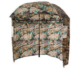 Nuovo miglior prezzo di moda grande Camouflage metà riparo da pesca Patio ombrello con inclinazione - Product Image 1