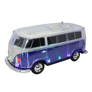 HS-431 Mini Mignon Sans Fil Haut-Parleur De Voiture avec affichage Led/Lumière De Disco/Radio FM Mini Haut-Parleur