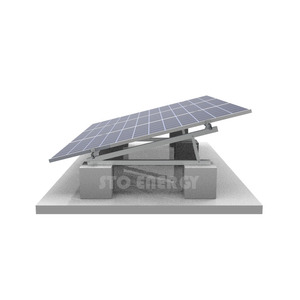 Commercio all'ingrosso Triangolo Cremagliera di Alluminio PV Sistema di Montaggio/Triangolo Regolabile Tetto Piano Solare Sistema di Staffa di Montaggio - Product Image 2