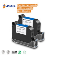 ASSEEL Cartouches d'encre 2588 à base de solvant noir à séchage rapide de 42ml pour mini imprimante à jet d'encre TIJ portable en ligne