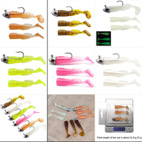 Leurre de pêche à la grenouille à corps creux Hessen Veritas, en TPE, TPR et silicone, leurre souple artificiel pour la pêche en bateau en mer