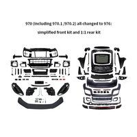 Kit carrosserie arrière complet 1:1 série 970 avec section avant 976 en matériau PP pour Porsche Panamera 2009-2016 JHBSJ060