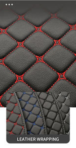 3 housses de siège de voiture en cuir PU de luxe, universelles, pour l'intérieur de la voiture, coussin de siège, protection quatre saisons, tapis avant et arrière - Product Image 4